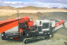 QH331 Sandvik Construction tracked mobile cone crusher 