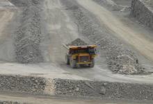 Caterpillar 777D truck at Ultra Tech Cement’s Rajashree quarry