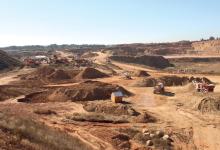 South African sand quarry