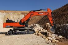 Doosan’s DX530LC-5 excavator