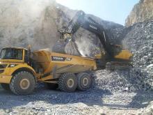 Volvo CE Crawler Excavator and ADT