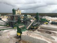 CDE Global glass sand washing plant in Bundaberg, Queensland 