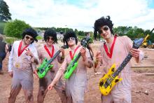 Elvis Presley at the JCB Mud Run