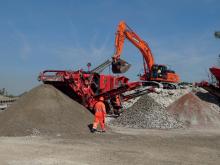 Terex Finlay’s J-1170AS primary mobile jaw crusher