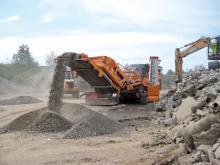 Rockster R1100D impact crusher 