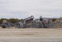 Sandvik Construction crushing and screening plant