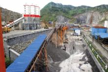 aggregate plant in Jishou, Hunan Province 