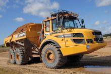 AB Hauling Volvo A30G articulated hauler