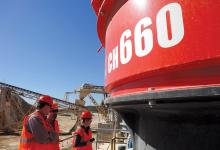 Sandvik CH660 cone crushers at Balcones Quarry 