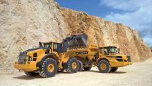 Volvo CE wheeled loaders and articulated haulers