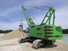 SENNEBOGEN 655 HD for gravel extraction