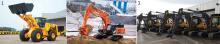 Hyundai, Hitachi and Volvo equipments