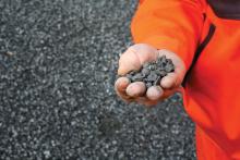 aggregate material produced by Sandvik 