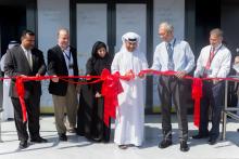 Officials and guests at the opening