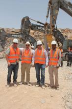 team Unimix quarry in Fujairah