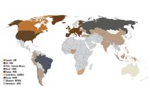 Worldwide use of CRIRSCO compliant reporting codes 