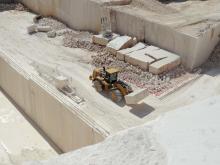 A Cat 980K wheeled loader Salgueira Quarry 