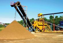 A Baioni washing plant installation in Cuba 