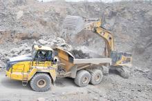 ACL’s excavators loading a dump truck