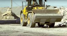 Camso WHL tyres on wheeled loader