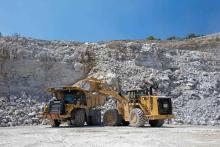 Caterpillar 988K wheeled loader and 775 RDT 