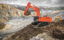 Hitachi’s ZX890LCH-6 crawler excavator 