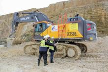 Volvo EC750E crawler excavator 