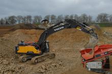 Brauncewell Quarries EC480EL excavator