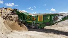 I54 mobile impact crusher