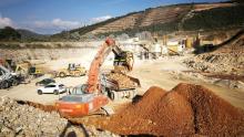 An Italian quarry in Lazio 