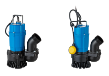 Tsurumi’s newest pumps, the HS3.75SL (left) and HSZ3.75SL (right)