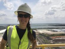 Titan Florida's Allyson Tombesi led the zero waste recertification (Credit: Titan Florida)