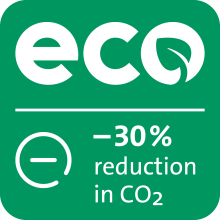 EcoLabel applies to cement and concrete with a 30% lower CO2 footprint or with 20% recycled content