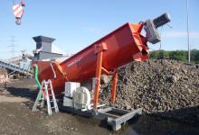 Wash-bear can be used in quarrying, recycling, demolition and construction 