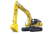 The iMC system lets operators use excavators for machine grading as well as truck loading