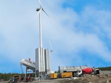 The Rapidbatch plants can deal with the often harsh weather conditions on Finnish wind farm sites