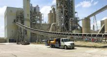 Part of Ash Grove’s Chanute plant conveyor system