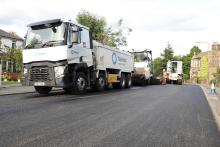 The Tarmac ULTIPAVE R solution has been deployed in Eldwick, West Yorkshire