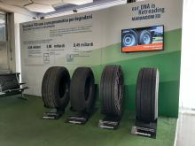 Marangoni retread products at its factory in Rovereto