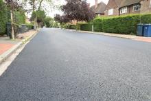 Tarmac’s ULTIPAVE R asphalt was used to resurface a road in the London borough