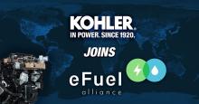 The partnership between the eFuel Alliance and Kohler aims to increase the use of sustainable biogenic fuels in the off-road engine sector