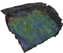 The software converts drone images into a highly accurate 3D post-blast rendition of the muckpile