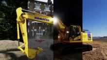 Komatsu's PC210E electric excavator will be on show at Conexpo-Con/Agg 2023