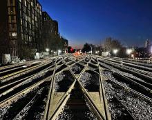 CEMEX has provided single concrete bearers of a much longer length than usual for the project at Lewisham Station