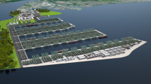 An artist’s impression of Tuas Port which is scheduled for completion in 2024. Photo credit: PSA Singapore