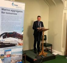 Lord Benyon, Minister for Biosecurity, Marine and Rural Affairs, addressed the event