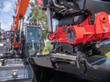 Rototilt says its RC Tiltrotators lower excavator energy use. Pic: Rototilt