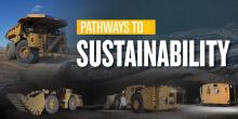 The programme assists customers’ site emissions reduction objectives through multiple avenues, including the use of technology, reducing machine lifecycle waste and fleet-bridging strategies. Image: Caterpillar