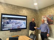 Duo Group's Padraig McDermott with Carl Donnelly of Telestack