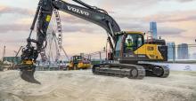 The Product Carbon Footprint reports reveal that electric machines are a more sustainable choice than diesel. Image: Volvo CE